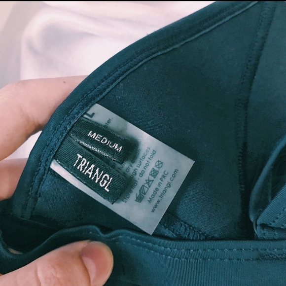 Triangl navy crochet triangle cut bikini - Picture 7 of 7